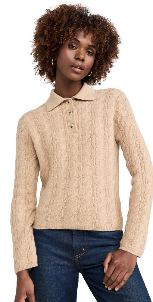 Vince Cable Knit Polo Cashew Cover