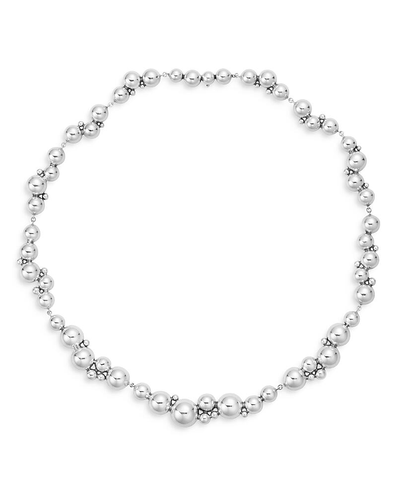 Georg Jensen Sterling Silver Moonlight Grapes Bead Cluster Collar Necklace, 17.32 Cover