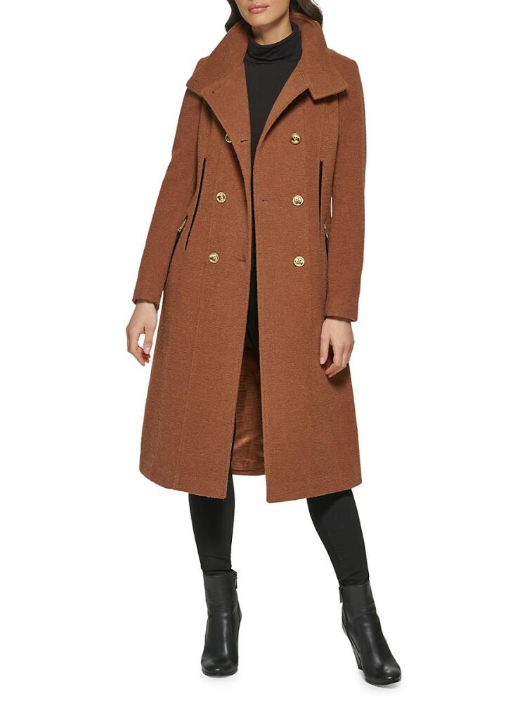 Guess Women's Wool Blend Trench Coat - Vicuna Cover