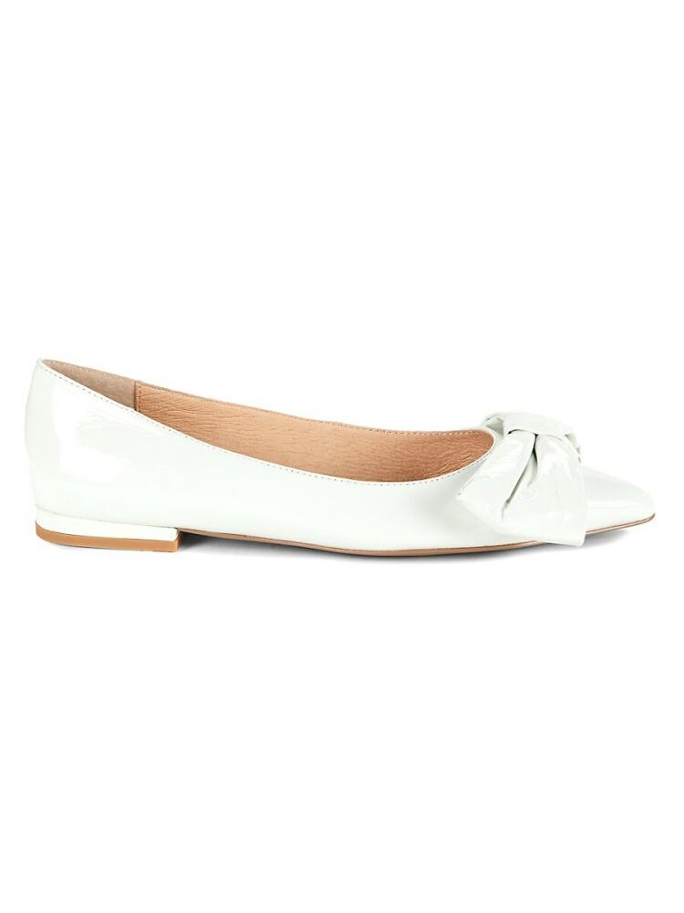 Cecelia New York Women's Brie Bow Patent Leather Ballet Flats - Alabaster Cover