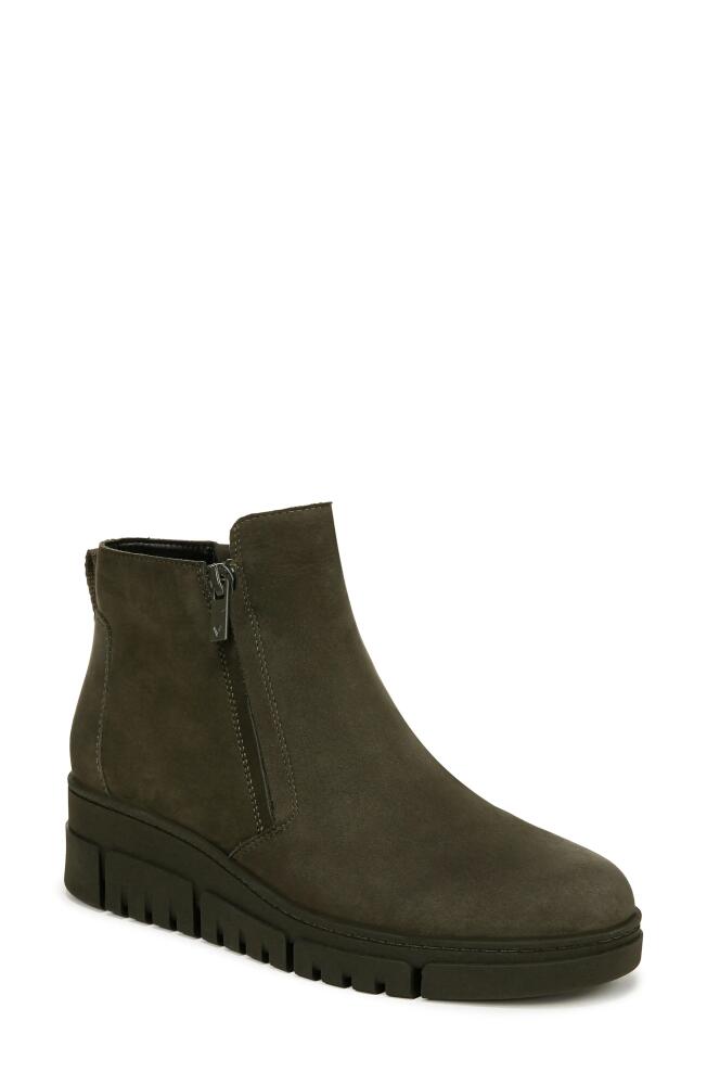 Vionic Uptown Sur Platform Wedge Bootie in Dark Khaki Cover