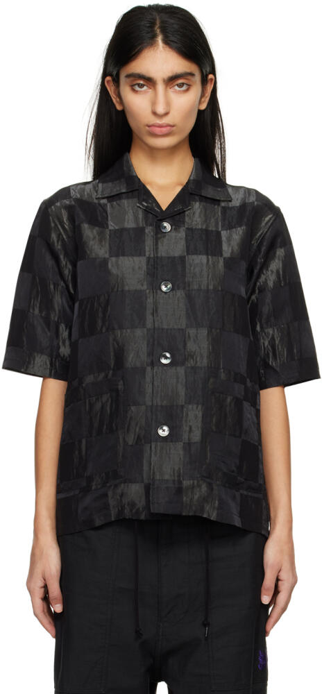 NEEDLES Black Cabana Shirt Cover