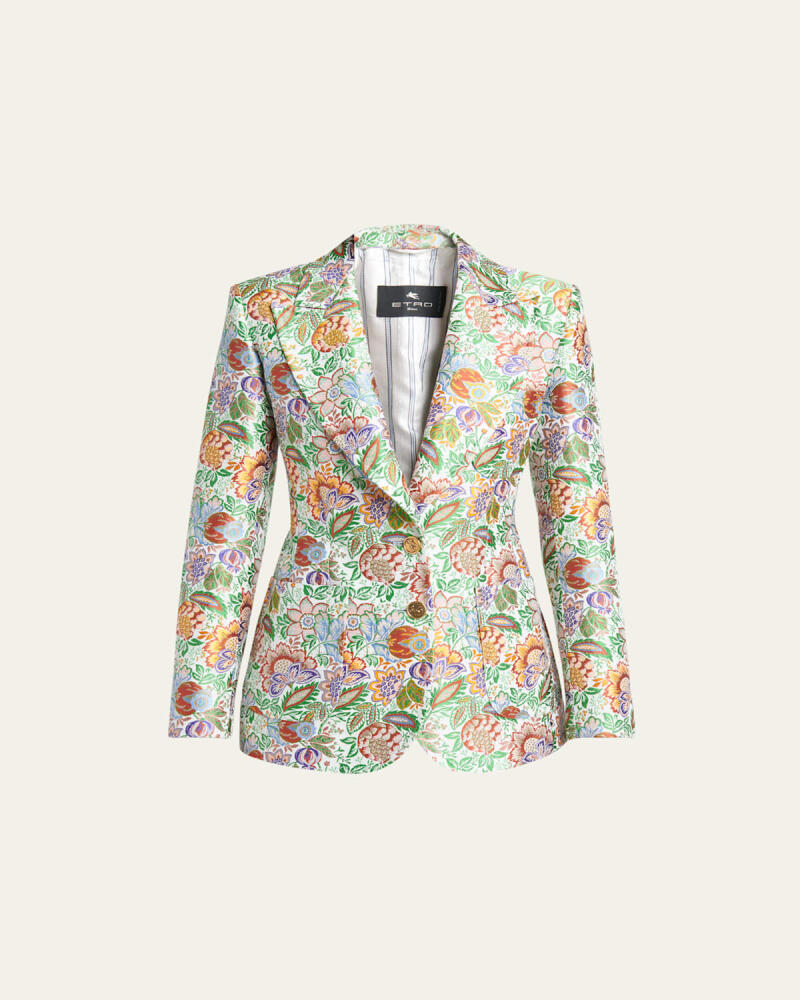 Etro Tree of Life Jacquard Blazer Cover