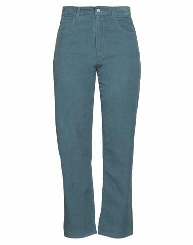 Fortela Woman Pants Pastel blue Cotton Cover