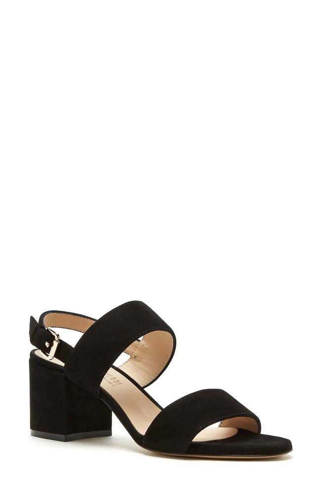 La Canadienne Foxy Slingback Sandal in Black Suede Cover