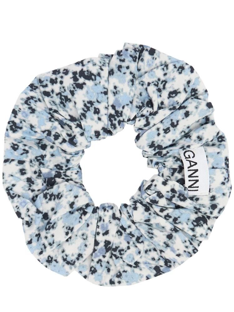 GANNI Printed Organic Cotton Scrunchie Cover