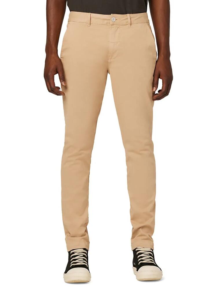 Hudson Jeans Men's Classic Slim Straight Chino Pants - Beige Cover