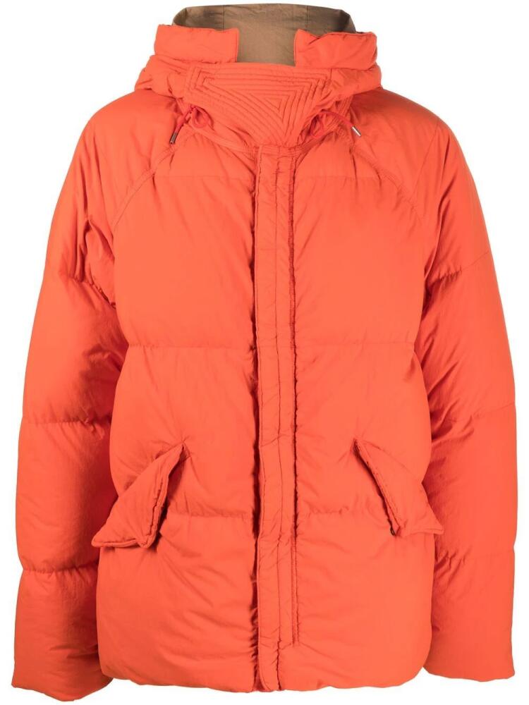 Ten C Arctic down-filled parka - Orange Cover