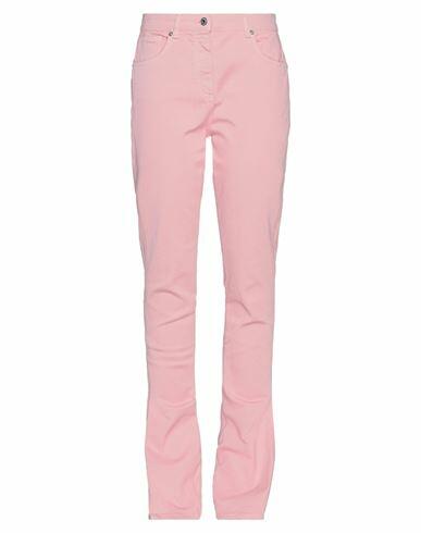 Blumarine Woman Pants Pink Cotton, Elastane Cover