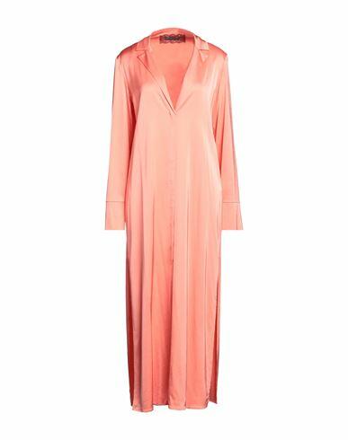 Patrizia Pepe Sera Woman Maxi dress Salmon pink Viscose, Elastane Cover