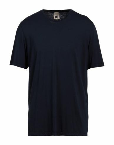 H953 Man T-shirt Navy blue Pima Cotton, Modal Cover