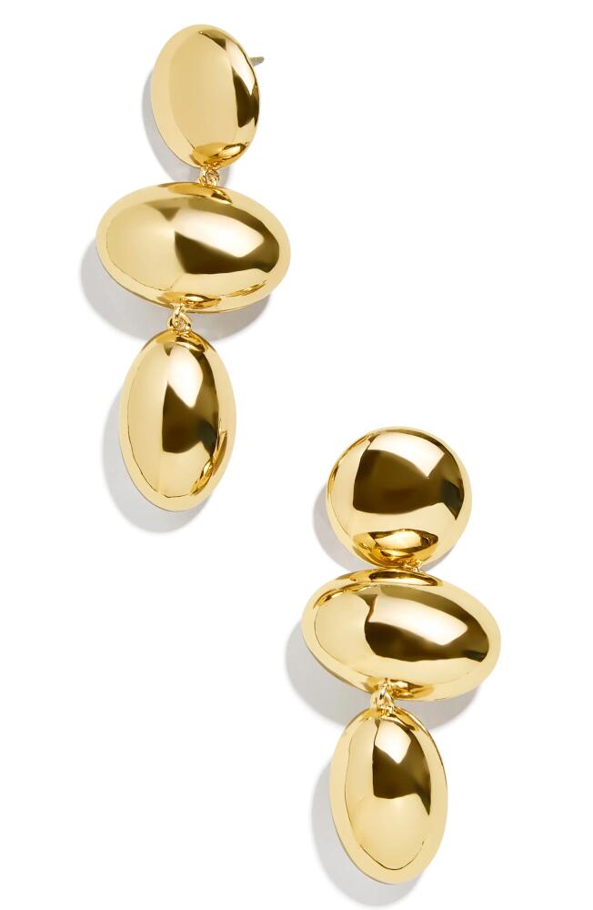 BaubleBar Mira Statement Earrings in Gold Cover