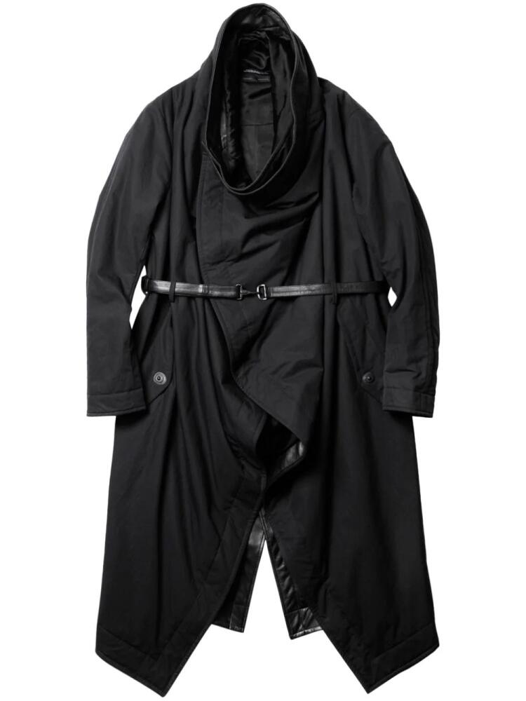 Julius padded wrap coat - Black Cover