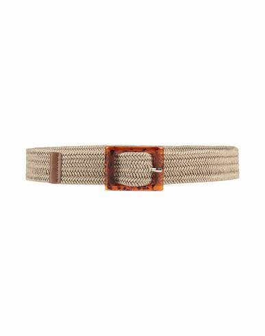 Eleventy Woman Belt Dove grey String, Leather Cover