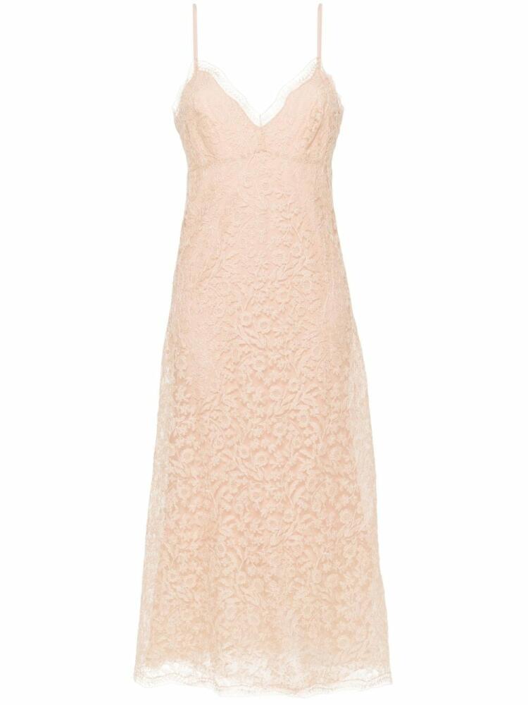 Ermanno Scervino corded-lace maxi dress - Neutrals Cover