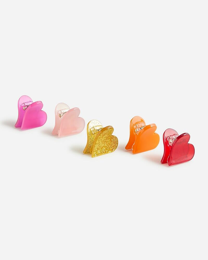 J.Crew Girls' heart hair clips five-pack Cover