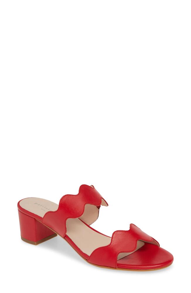 patricia green Palm Beach Slide Sandal in Red/Red Leather Cover