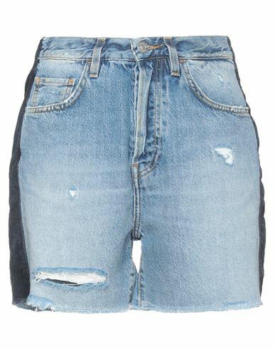 Haikure Woman Denim shorts Blue Cotton Cover