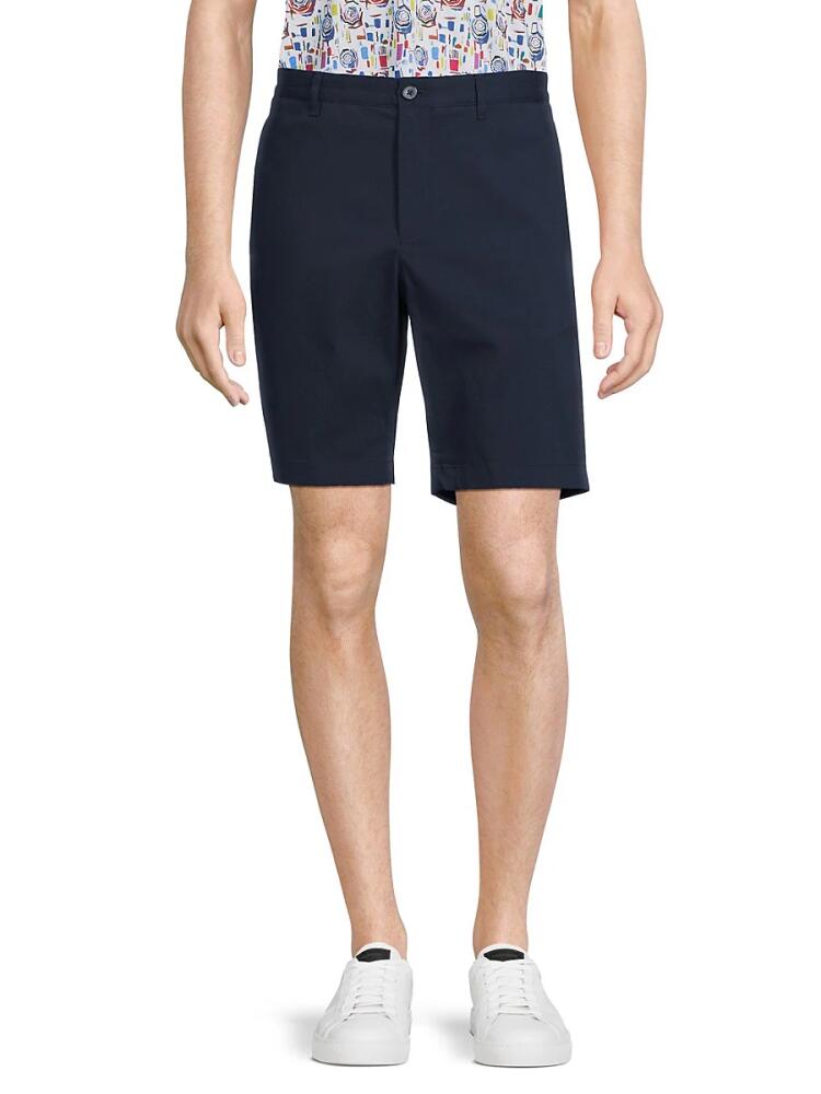 Theory Men's Zaine Solid Shorts - Eclipse Cover