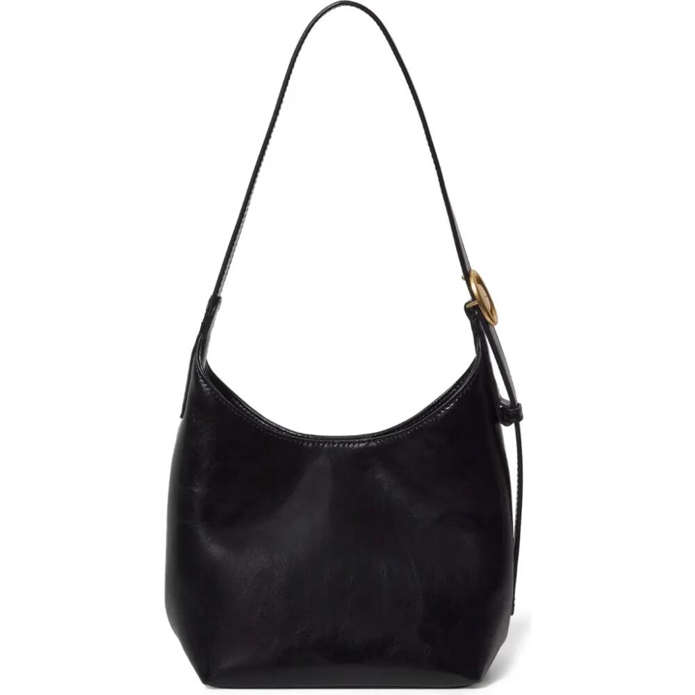 Oryany Egg Leather Shoulder Bag in Black Cover