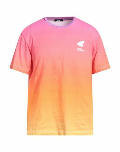 Msftsrep Man T-shirt Fuchsia Cotton Cover