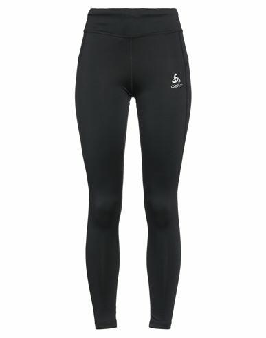 Odlo Woman Leggings Black Polyester, Elastane Cover