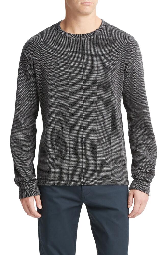 Vince Thermal Knit Long Sleeve T-Shirt in Coastal Combo Cover