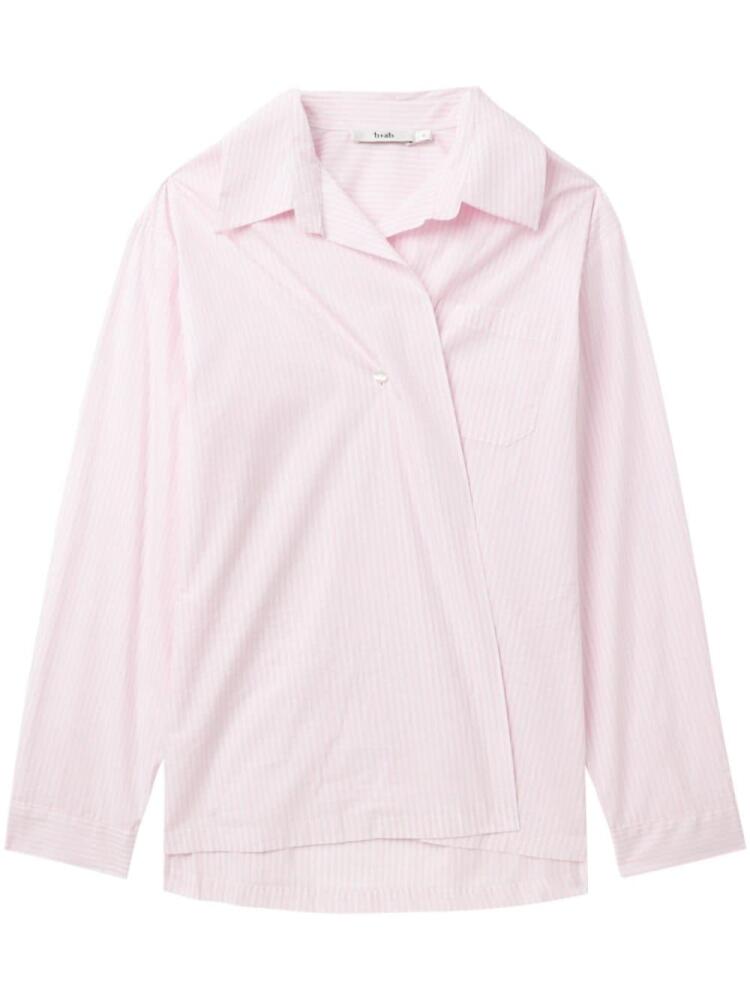 b+ab asymmetric cotton shirt - Pink Cover