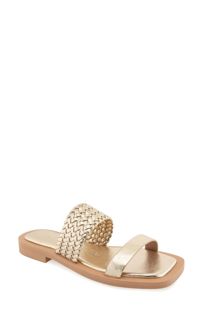 Aerosoles St. Luke's Slide Sandal in Soft Gold Pu Cover