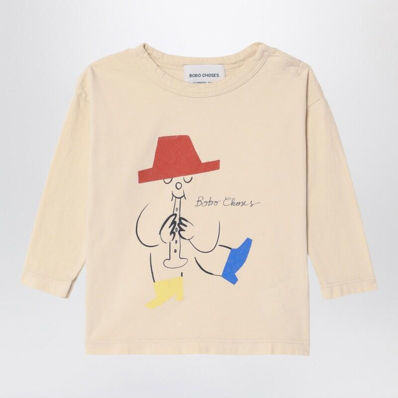 Bobo Choses Magic Flute Player T-shirt ivory Cover