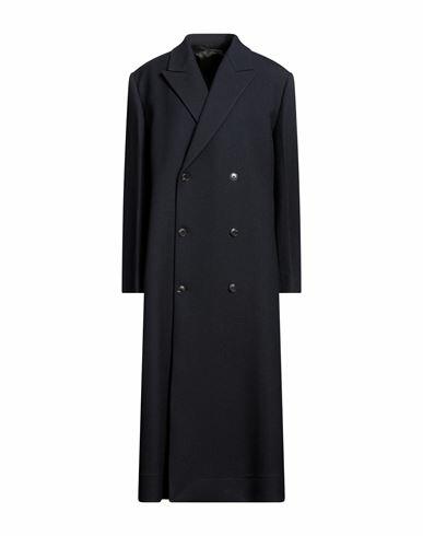 Quira Woman Coat Midnight blue Virgin Wool Cover