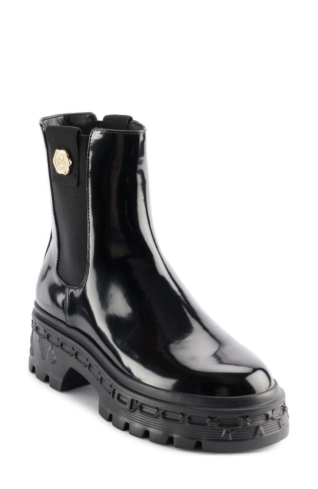 KARL LAGERFELD PARIS Londyn Lug Sole Chelsea Boot in Black Cover