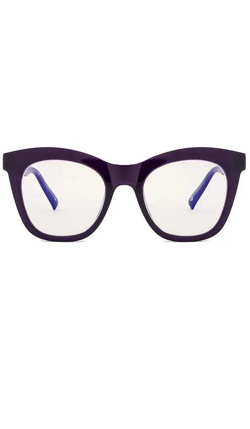 The Book Club Harlot's Bed Glasses in Purple Cover