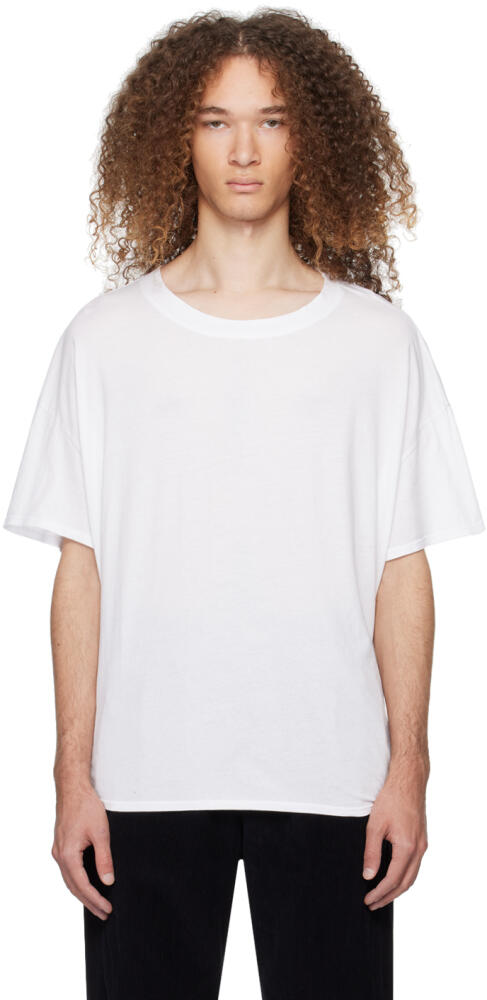 Les Tien White Oversized T-Shirt Cover