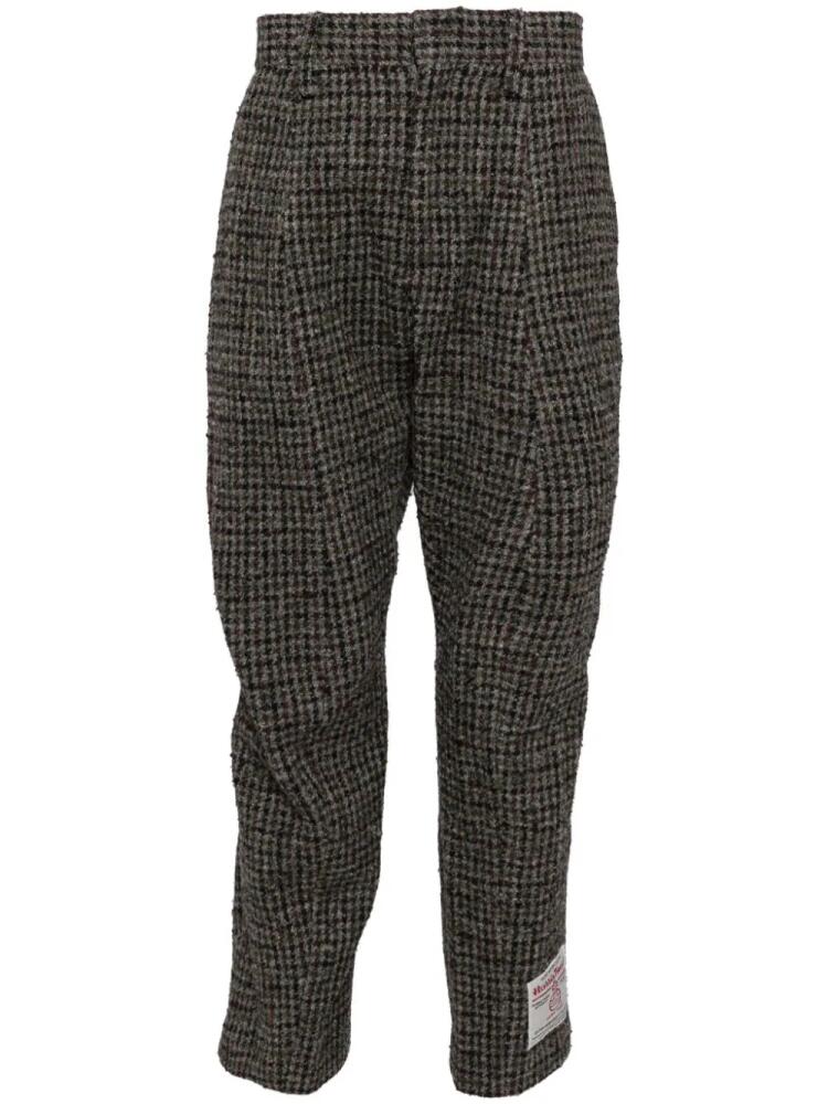 Doublet Zombie Silhouette tweed trousers - Grey Cover