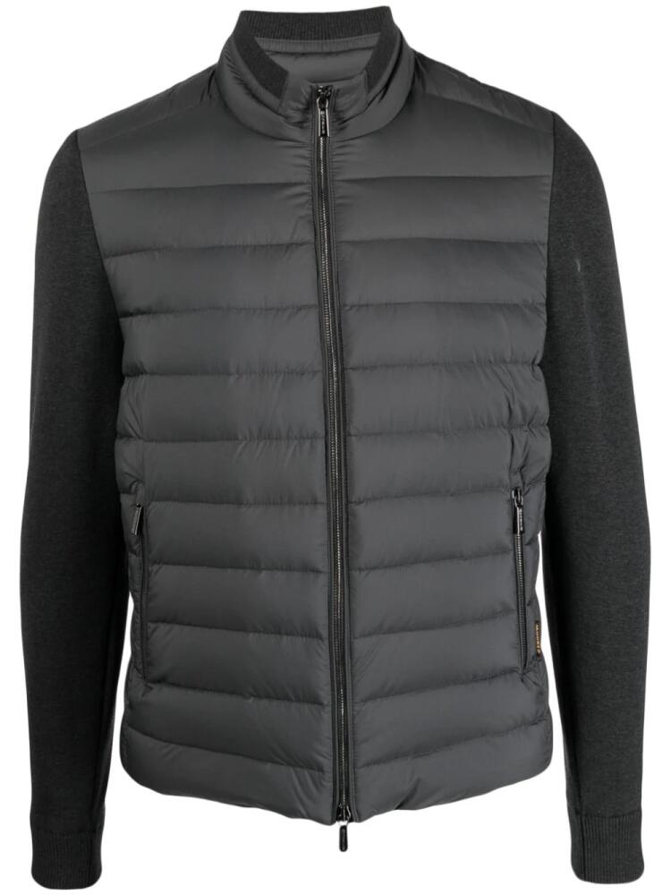 Moorer zip-up padded gilet - Grey Cover