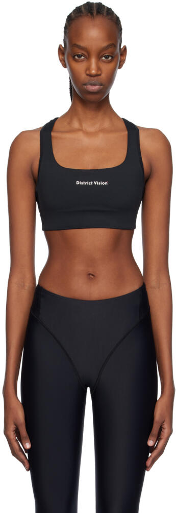 District Vision Black Citta Sport Bra Cover