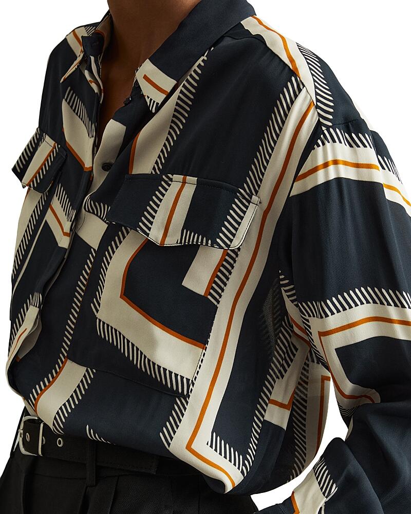 Reiss Isadora Tracker Print Shirt Cover