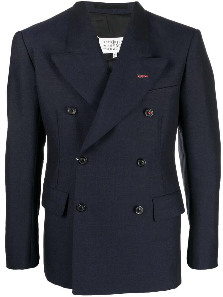 Maison Margiela double-breasted blazer - Blue Cover