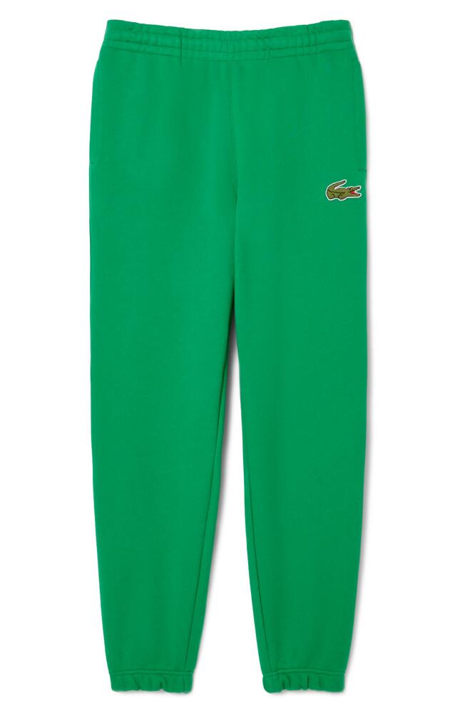 Lacoste Relaxed Fit Cotton Sweatpants in Fluorine Green Cover