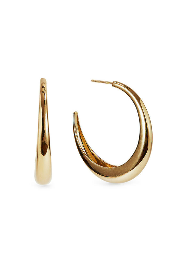 Otiumberg Graduated Large 14kt Gold Vermeil Hoop Earrings Cover