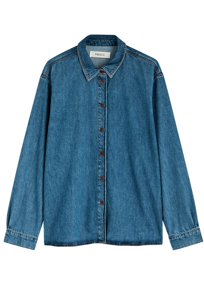 Skall Studio Millington Denim Shirt - Blue Cover