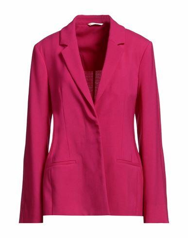 Givenchy Woman Blazer Fuchsia Wool, Polyamide, Elastane Cover