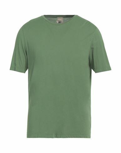 H953 Man T-shirt Green Pima Cotton, Modal Cover