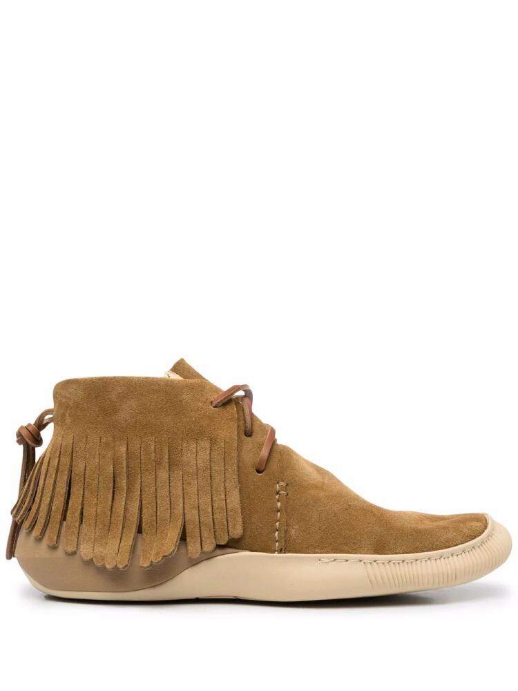 visvim fringed suede desert boots - Brown Cover