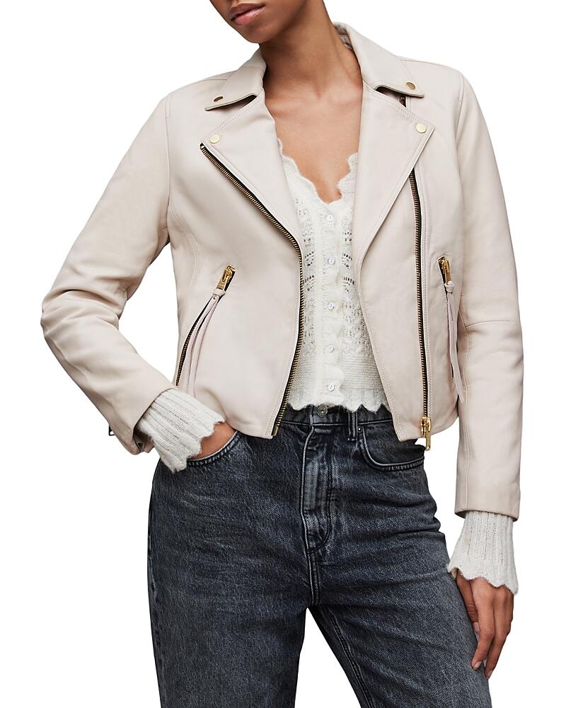 Allsaints Dalby Cropped Biker Jacket Cover