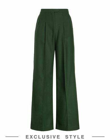 Yoox Net-a-porter For The Prince's Foundation Woman Pants Dark green Virgin Wool Cover