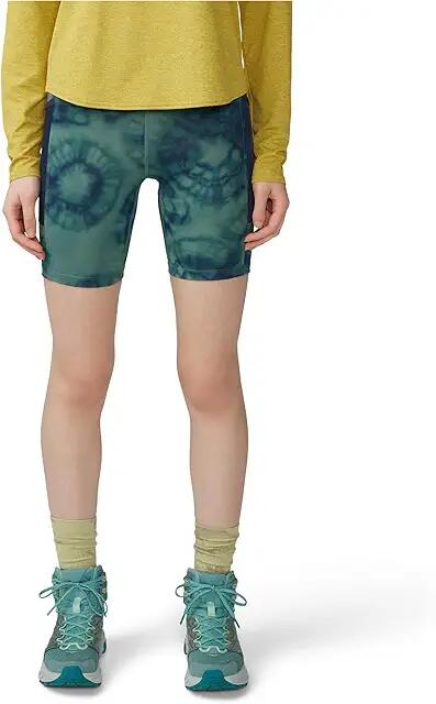 Mountain Hardwear Yuba Trail Shorts (Blue Pine Spore Dye Print) Women's Shorts Cover