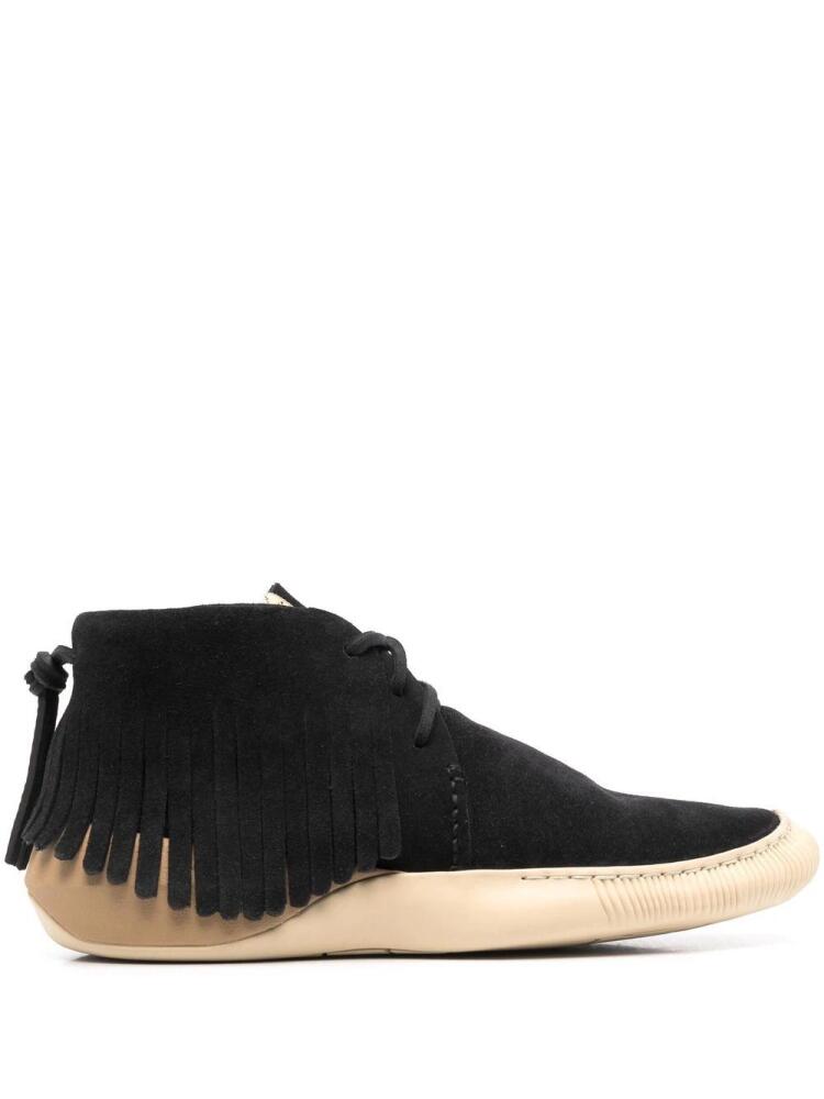 visvim fringed suede desert boots - Black Cover