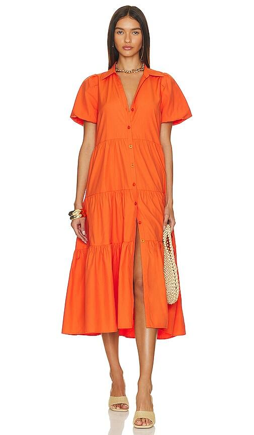 Brochu Walker Havana Dress in Orange Cover